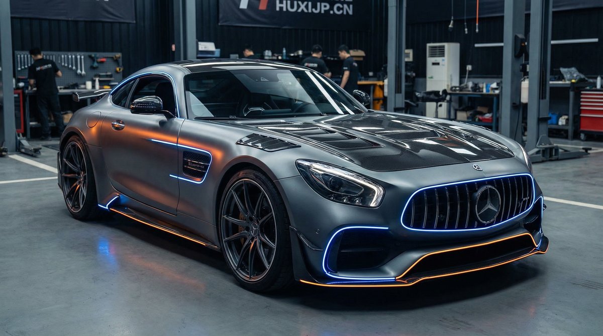 蓝颜蓝颜视频-奔驰AMG GT蓝颜视频教程